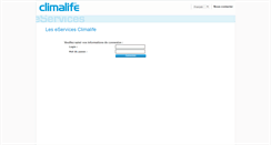 Desktop Screenshot of client.climalife.dehon.com