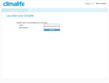 Tablet Screenshot of client.climalife.dehon.com